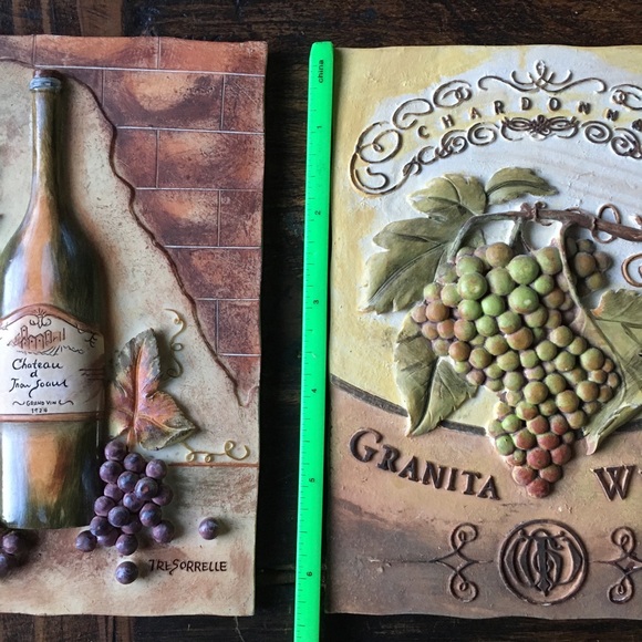 Wine Wall Art by Tre Sorrelle Grapes, winery, wine bottle French, Chardonnay - Picture 7 of 16